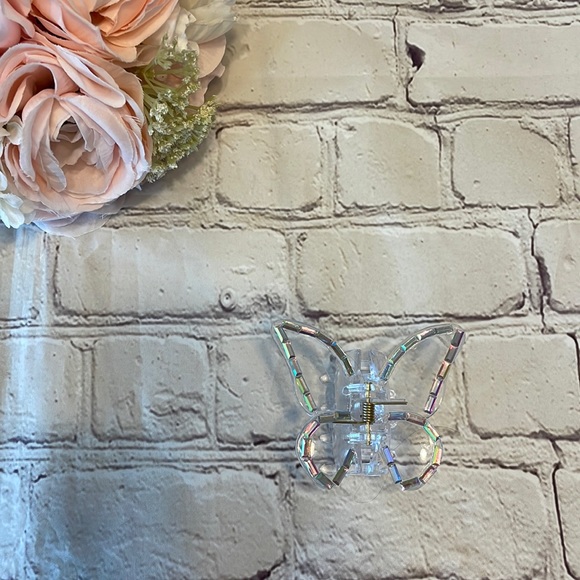 Iridescent Butterfly Hair Clip - Picture 1 of 5